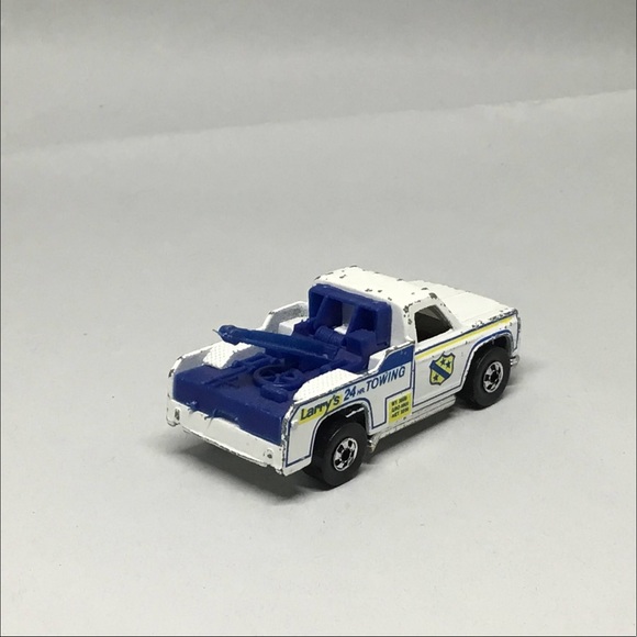 Vintage Hot Wheels Mattel 1974 Larry’s 24hr Towing Matchbox Car - Picture 6 of 8